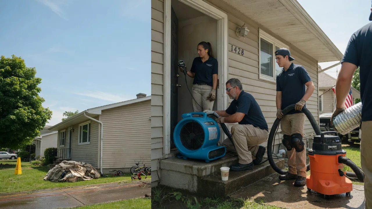 Water Damage Restoration in Hepler, KS near me